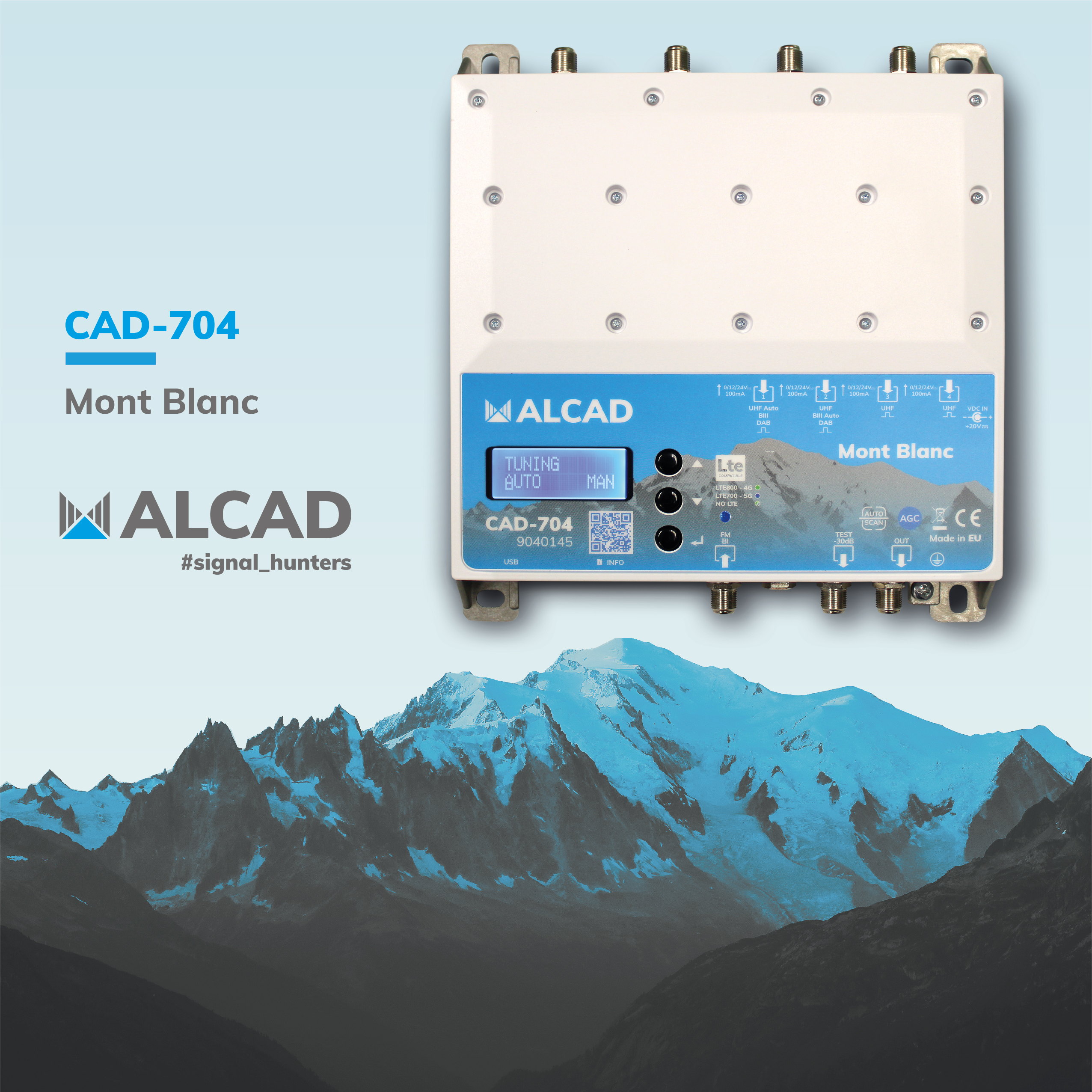 Nouvel amplificateur Mont Blanc : C'est programmable. C'est numérique, c'est ALCAD.
